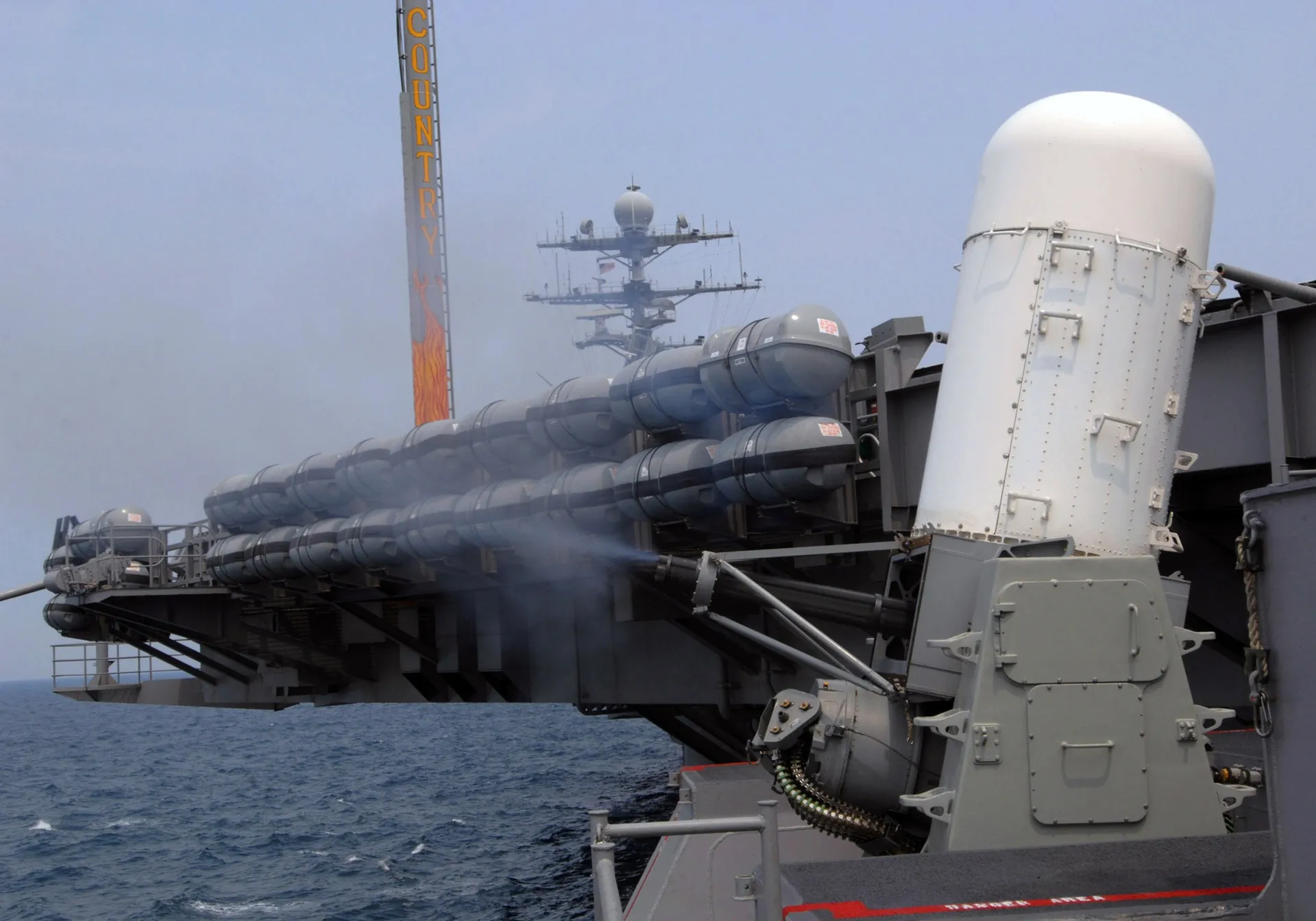 Phalanx close-in weapon system aboard ship, representative candidate host class